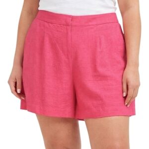 Vince Camuto Rumple Twill Mid Rise Pocketed Shorts Size 12 MSRP $78 NWT